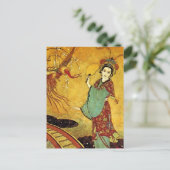 "Princess Badoura" von Edmund Dulac Postkarte (Stehend Vorderseite)