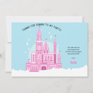 Princess Ball Geburtstagsparty Dankeschön Karte
