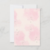 Princess Ballerina Birthday Dankeskarte (Rückseite)