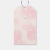 Princess Ballerina Birthday Gift Tags Geschenkanhänger (Rückseite)