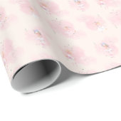 Princess Ballerina Birthday Wrapping Paper Geschenkpapier (Rolleneckpunkt)