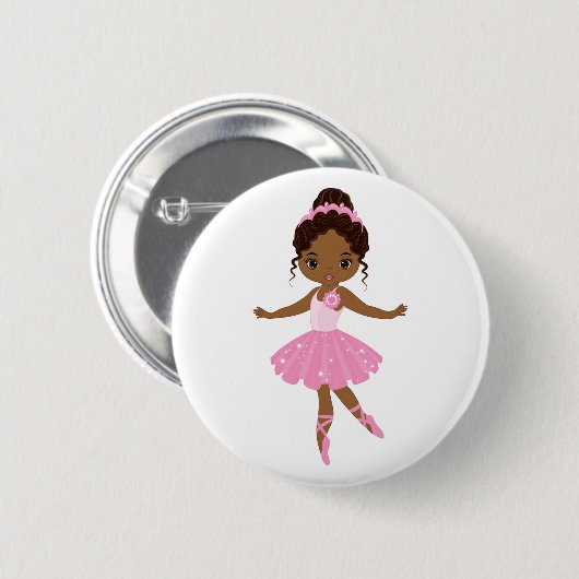 Princess Ballerina Button (Vorne & Hinten)