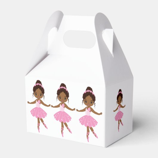 Princess Ballerina Favor Box Geschenkschachtel (Vorderseite)