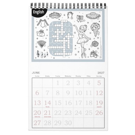 Princess Ballerina Kalender (Jun 2027)