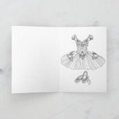 Princess Ballerina Karte (Innenseite)