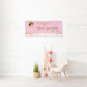 Princess Ballerina Tutu Pearl Baby Dusche Banner (Insitu)