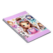 Princess Ballet Dreams Notebook Notizblock (Rechte Seite)
