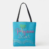 Princess Beach Tote Bag Tasche (Rückseite)