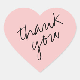 Princess Beauty Pink Herz Danke Sticker