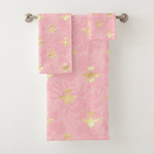 Princess Bee Serie Design #4 Badhandtuch Set (Insitu)