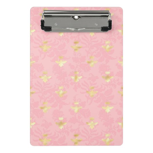 Princess Bee Serie Design #4 Mini Klemmbrett (Vorderseite)