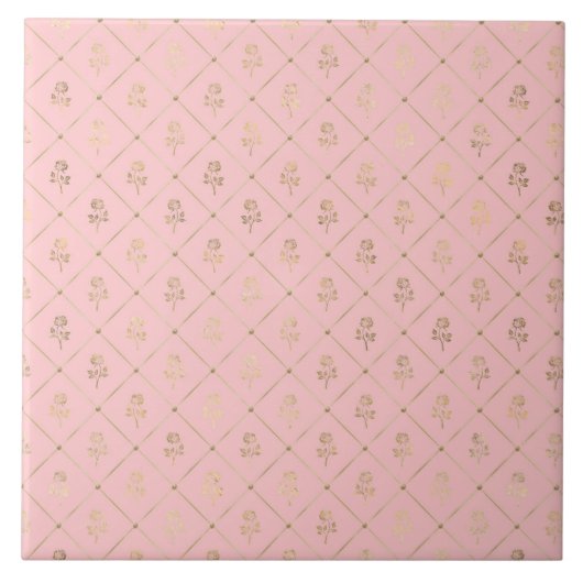Princess Bee Serie Design #6 Fliese (Vorderseite)