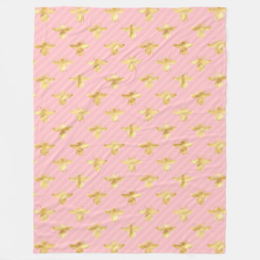 Princess Bee Serie Design #7 Fleecedecke (Vorderseite)