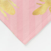 Princess Bee Serie Design #7 Fleecedecke (Ecke)