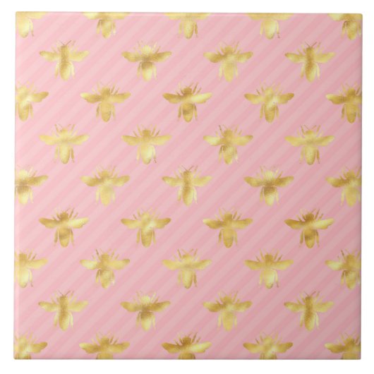 Princess Bee Serie Design #7 Fliese (Vorderseite)
