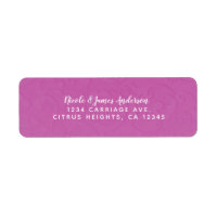 Princess Berry Pink Fairy Tale Damask Wedding