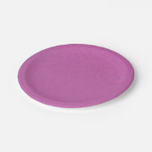 Princess Berry Pink Fairy Tale Damask Wedding Pappteller (Schrägansicht)