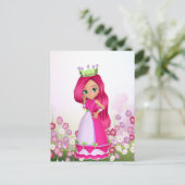 Princess Berry Postkarte (Stehend Vorderseite)