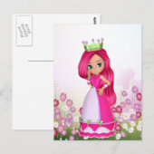 Princess Berry Postkarte (Vorne/Hinten)