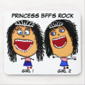 Princess Best Friends Rock Mousepad (Vorne)