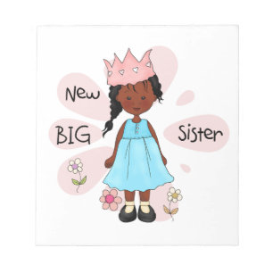 Princess Big Sister African American Notizblock