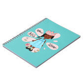 Princess Big Sister African American Notizblock (Linke Seite)