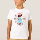 Princess Big Sister African American T-Shirt (Vorderseite)