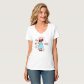 Princess Big Sister African American T-Shirt (Vorderseite Vollansicht)