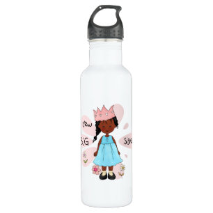 Princess Big Sister African American Trinkflasche