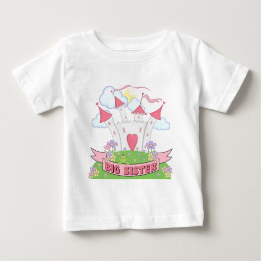 PRINCESS BIG SISTER BABY T-SHIRT (Vorderseite)