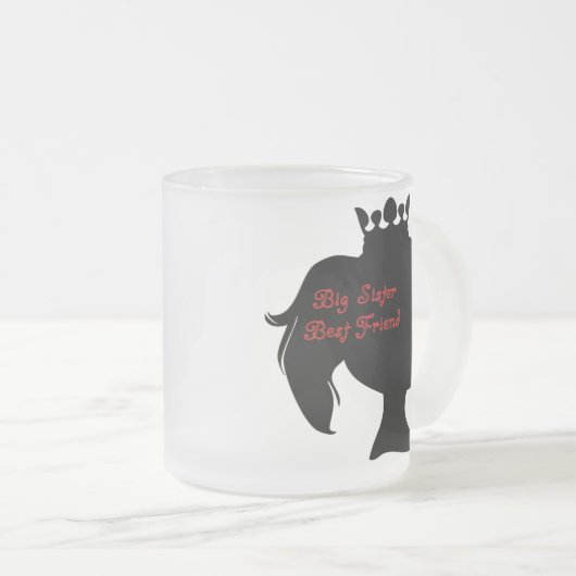 Princess Big Sister Best Friend Mattglastasse (VorderseiteRechts)