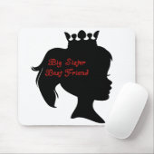 Princess Big Sister Best Friend Mousepad (Mit Mouse)