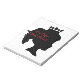 Princess Big Sister Best Friend Notizblock (Rotiert)