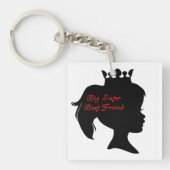 Princess Big Sister Best Friend Schlüsselanhänger (Vorderseite)