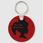 Princess Big Sister Best Friend Schlüsselanhänger (Vorderseite)