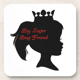 Princess Big Sister Best Friend Untersetzer