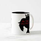 Princess Big Sister Best Friend Zweifarbige Tasse (VorderseiteRechts)