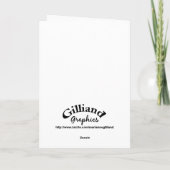 Princess Birthday Card Karte (Rückseite)