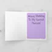 Princess Birthday Card Karte (Innenseite)