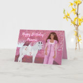 Princess Birthday Card Karte (Gelbe Blume)
