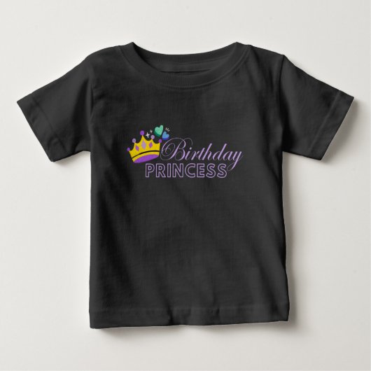 Princess Birthday Celebration Baby T-Shirt (Vorderseite)