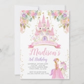 Princess Birthday Einladung (Vorderseite)