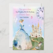 Princess Birthday Einladung (Vorderseite)