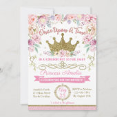 Princess Birthday Einladung (Vorderseite)