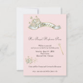 Princess Birthday Einladung (Vorderseite)