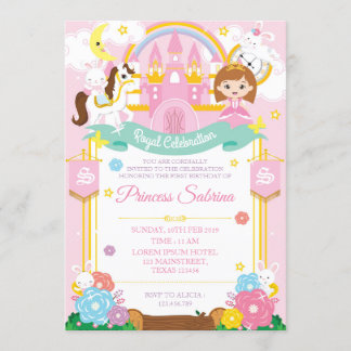 Princess Birthday Einladung