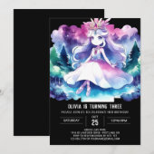 Princess Birthday Einladung (Vorne/Hinten)