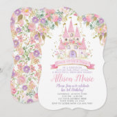 Princess Birthday Einladung (Vorne/Hinten)