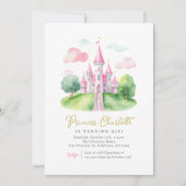 Princess Birthday Einladung (Vorderseite)