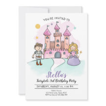 Princess Birthday Einladung Knights Messe